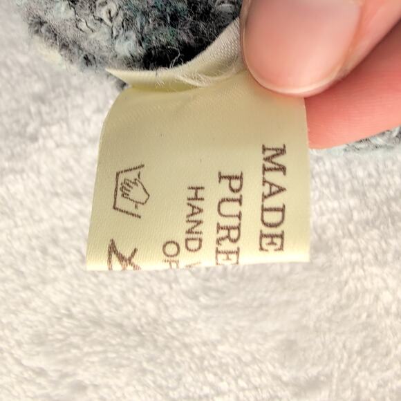 Vintage Nor'Easterly 100% Pure New Wool Sweater Size Medium Made In Scotland - Picture 3 of 10